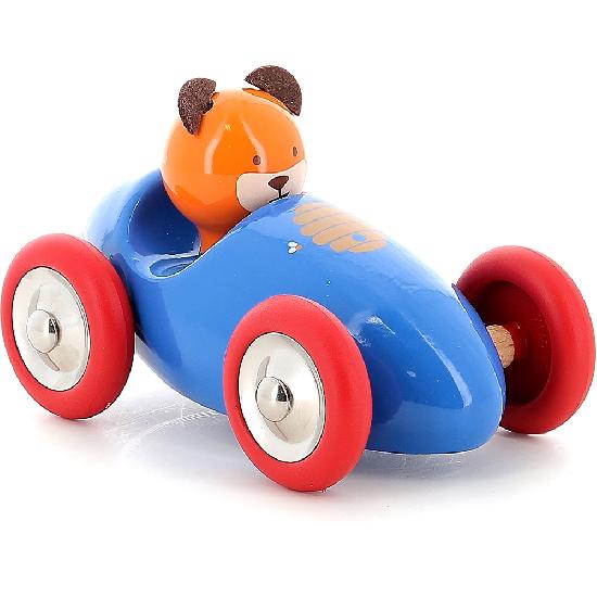 Wooden Car with Marcel the Bear by Vilac