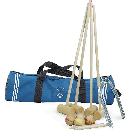 Outdoor - Croquet Set With Bag, Junior 4 Player By Vilac