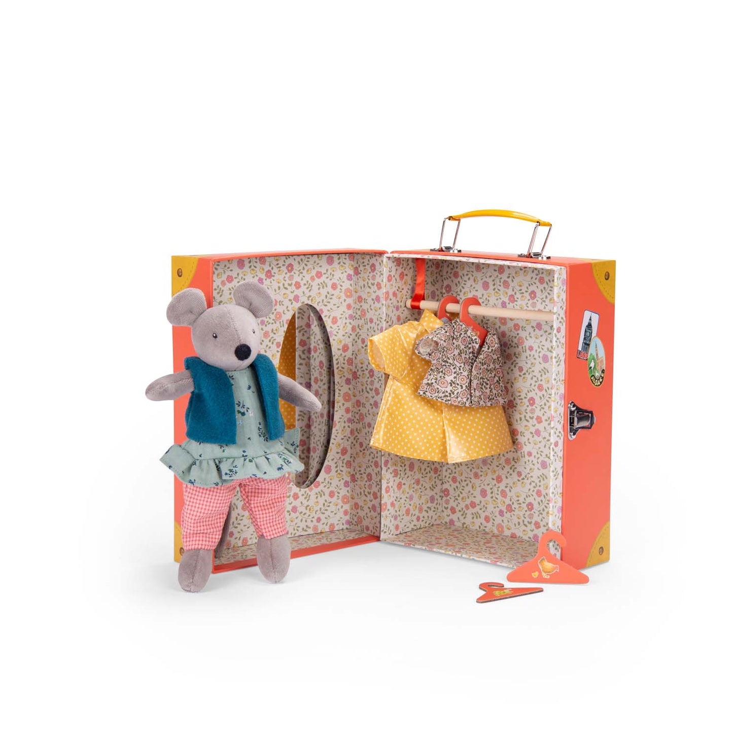 Grande Famille - Little Wardrobe Suitcase Nini  By Camille Jourdy and Moulin Roty