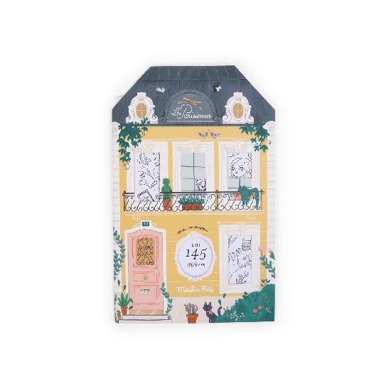Load image into Gallery viewer, Parisiennes - Colouring Book with Stickers  By Lucille Michieli &amp;amp; Moulin Roty
