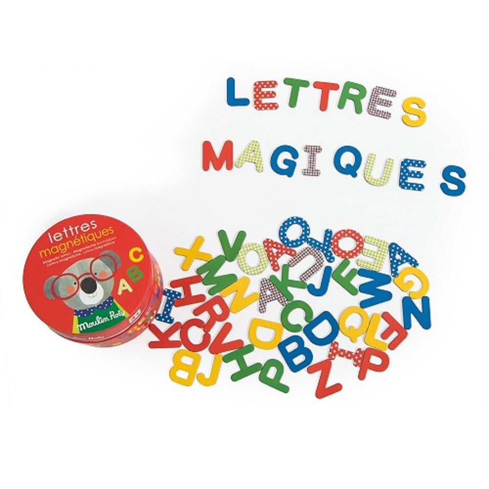 Magnetic Letters, Cardboard  By Moulin Roty