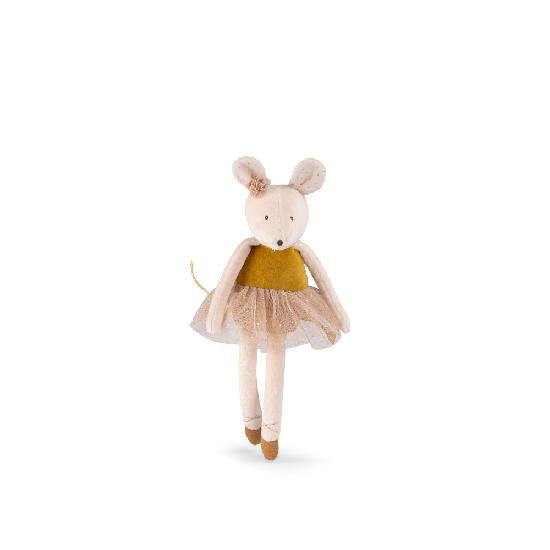 Petite Ecole De Danse - Golden Mouse Doll By Moulin Roty
