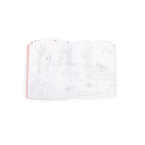 Les Rosalies - Colouring Book w/ Stickers By Cecile Blindermann and Moulin Roty