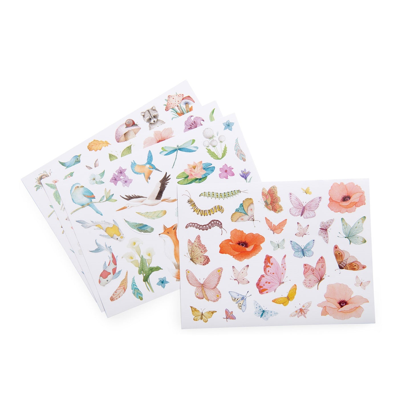 Les Rosalies - Pack of 108 Stickers  By Cecile Blindermann and Moulin Roty
