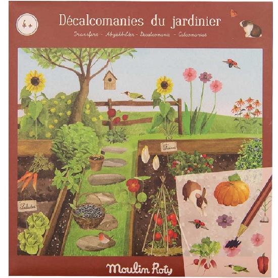 Le Jardinier - Transfers  By Moulin Roty