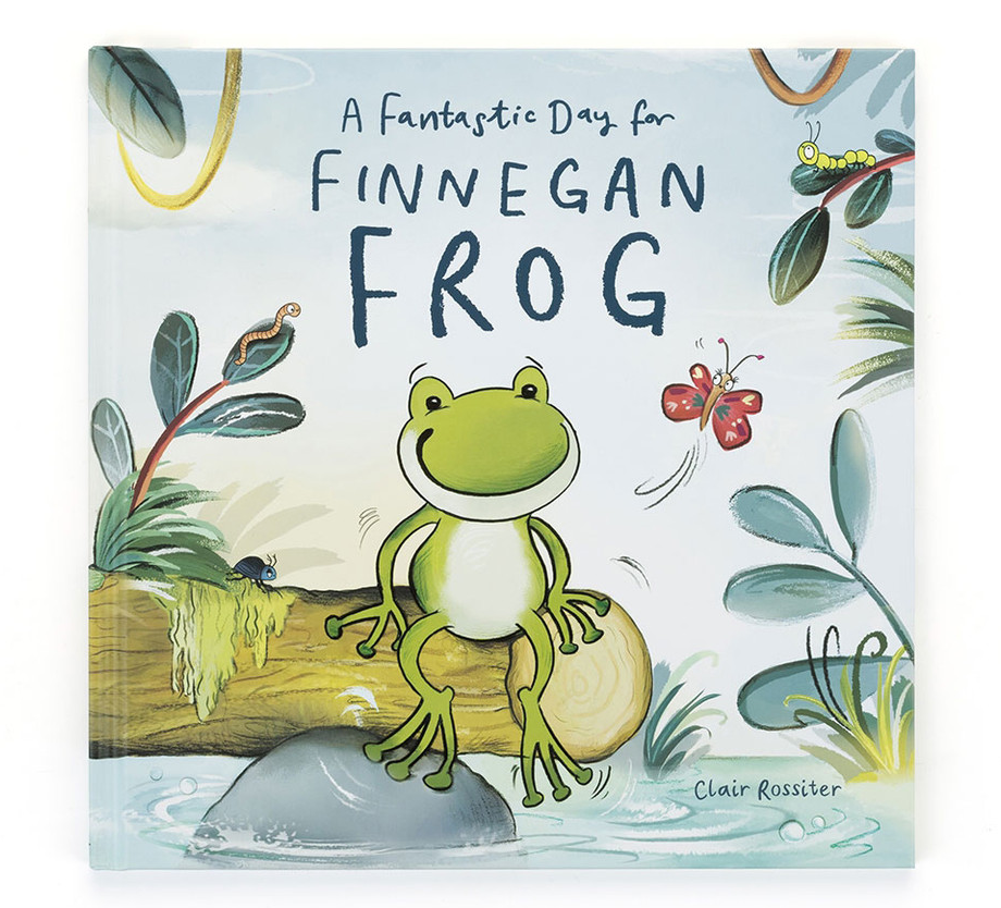 A Fantastic Day for Finnegan Frog Book by Jellycat