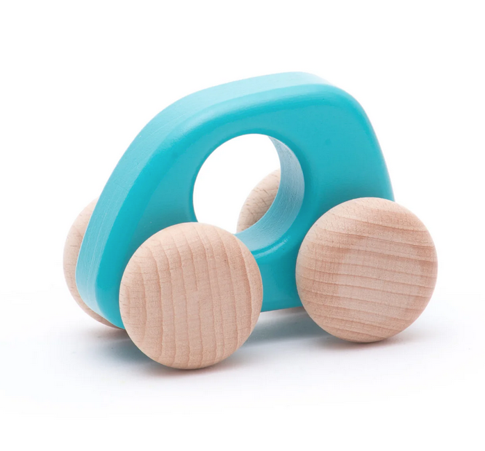 BAJO Wooden Car Blue