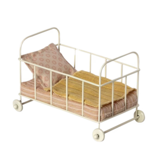 MAILEG Micro Cot Bed, Rose