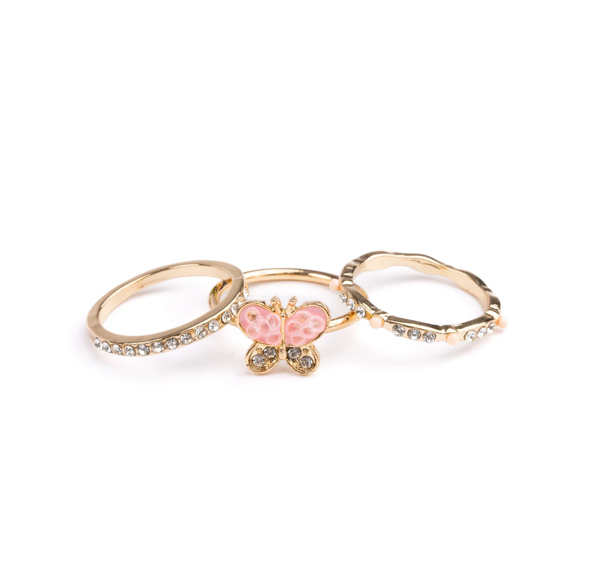Boutique Chic Butterfly Garden Rings by Great Pretenders
