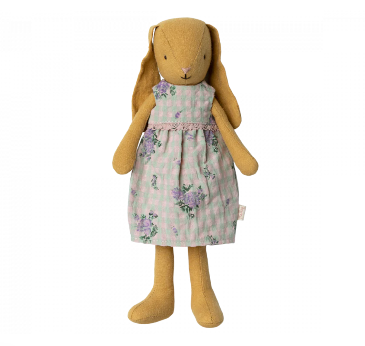 Maileg Bunny Size 2, Dusty Yellow Dress