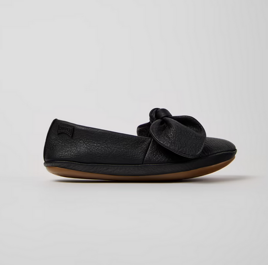 Camper Black Bow Leather Mary Jane