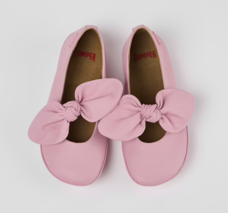 Camper Pink Leather Mary Jane