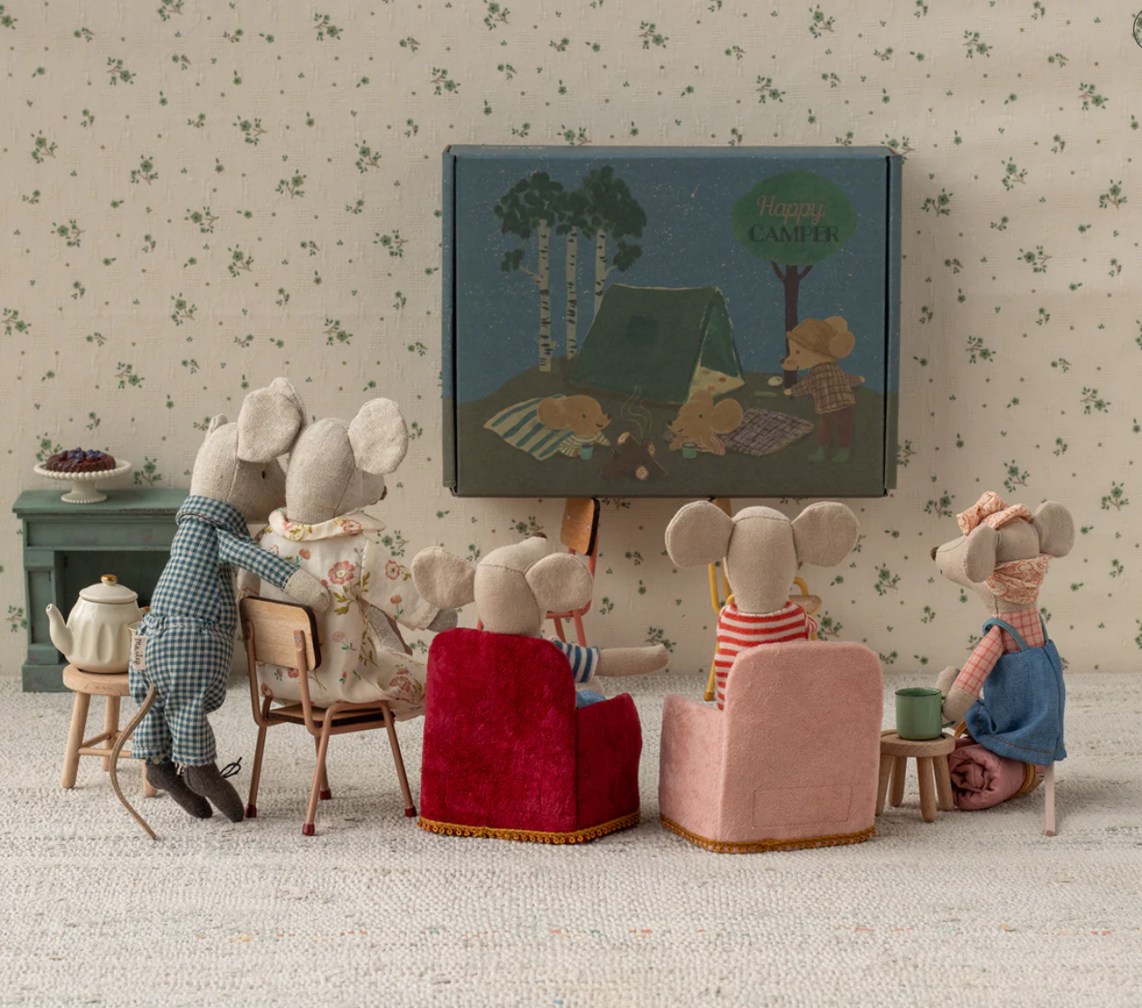 Chair, Mouse - Powder by Maileg