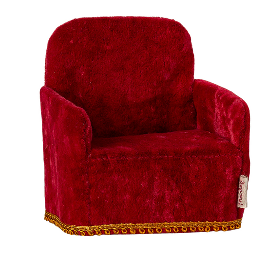 Chair, Mouse - Red  by Maileg