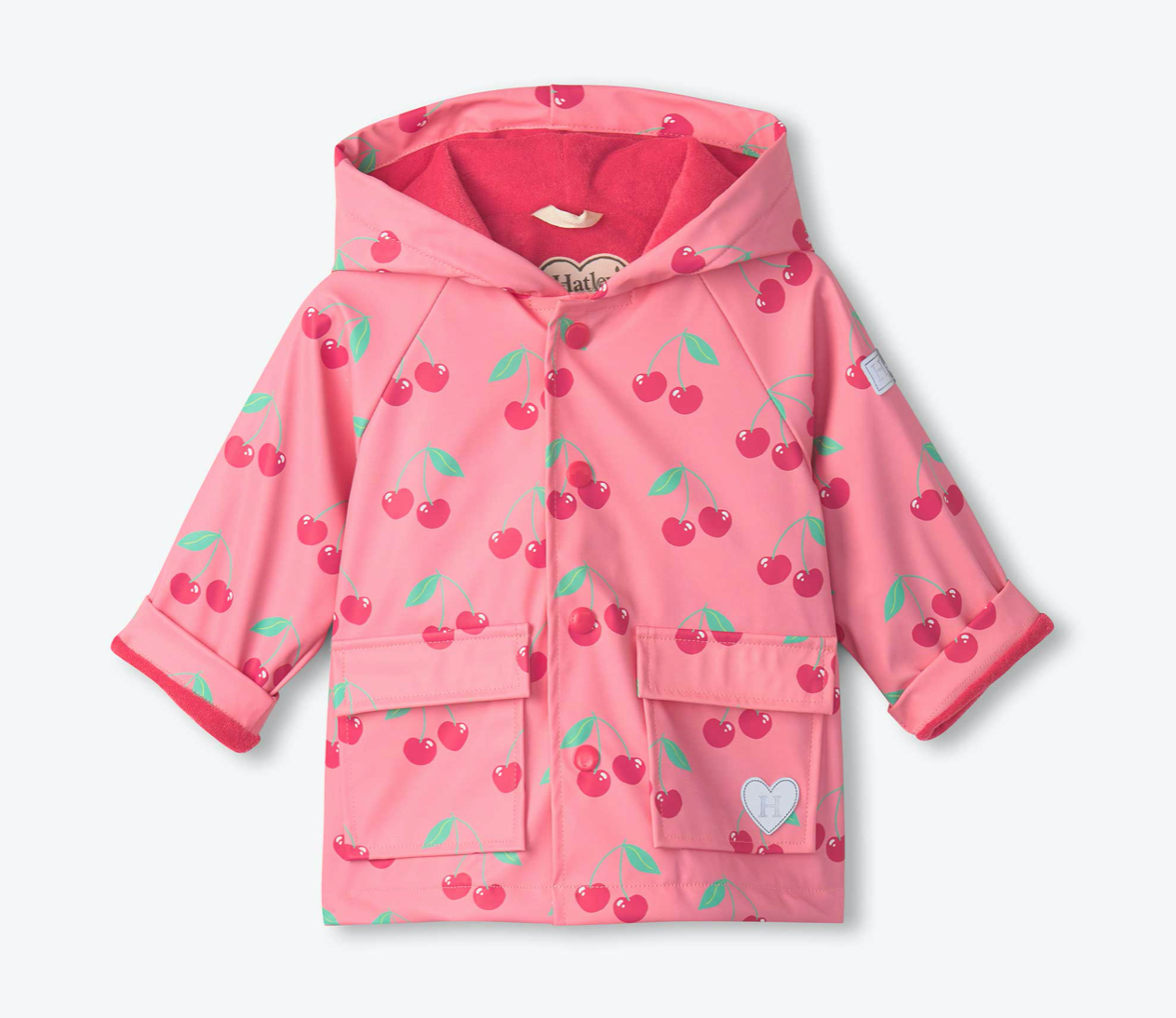 Hatley Cherries Snap Raincoat