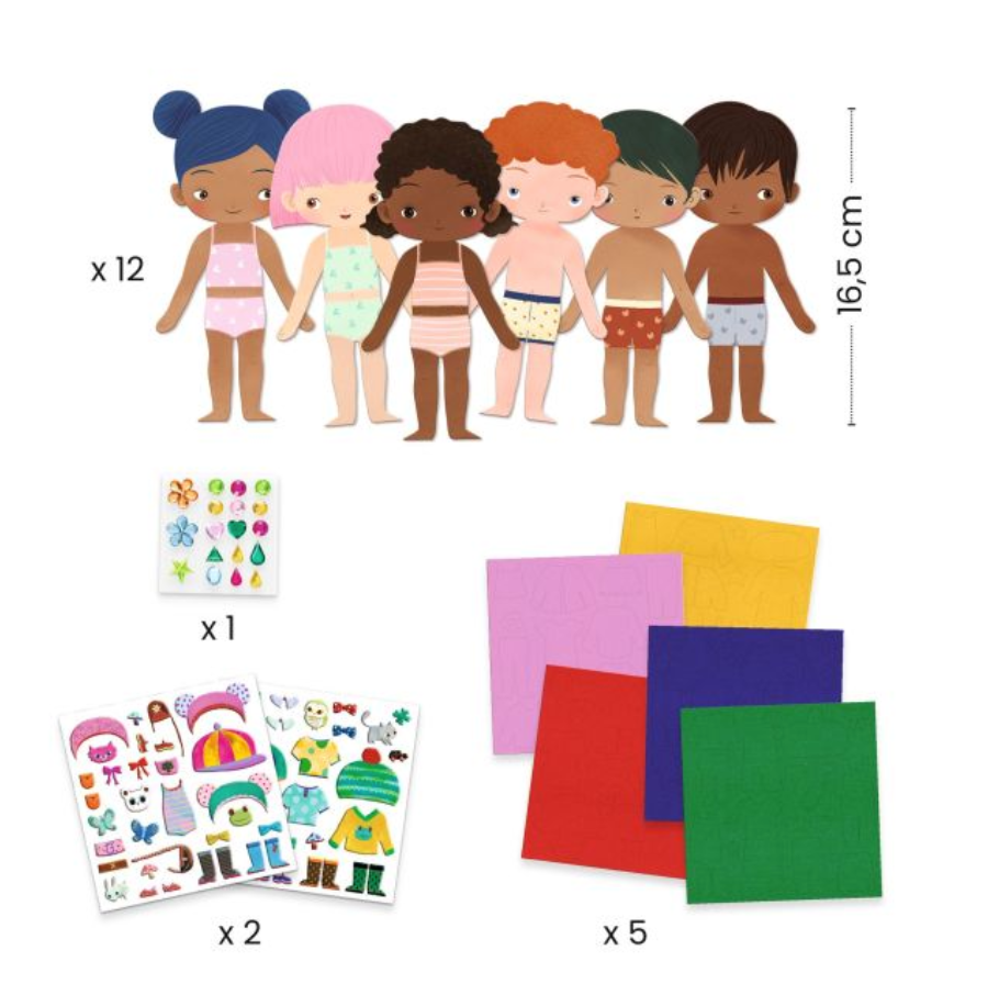 Collage / Soft dress-up by Djeco