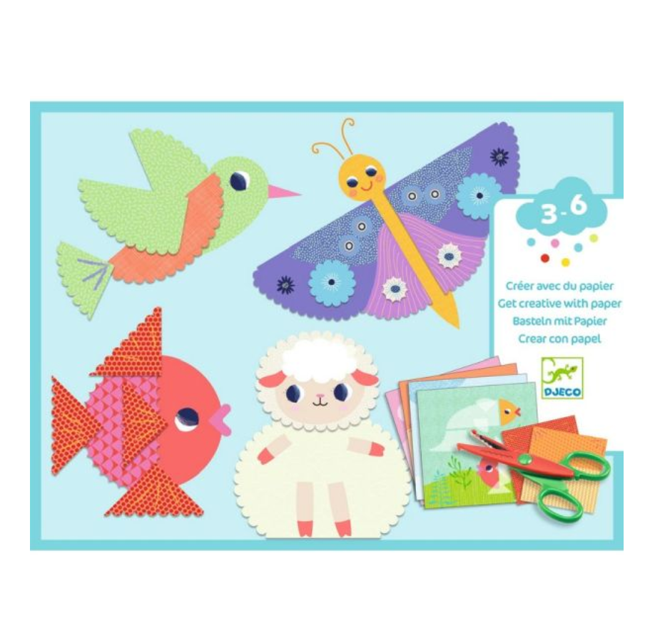 Collages / Crinkle cutting by Djeco