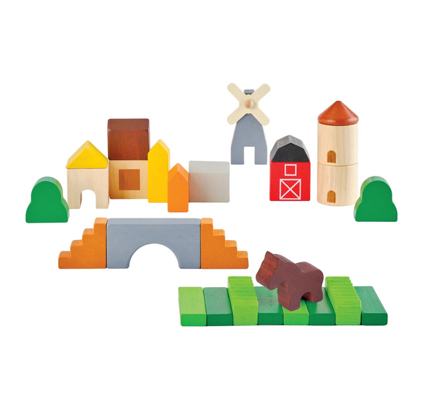 Country Blocks by Plan Toys