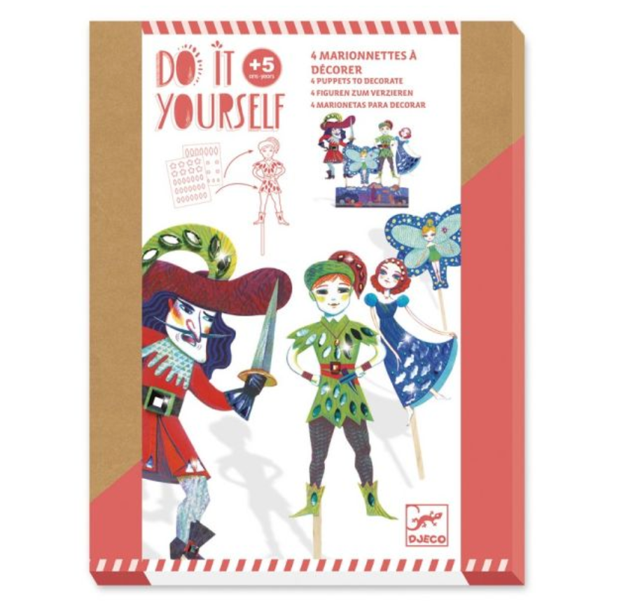 DIY / Puppets to decorate / Peter Pan by Djeco