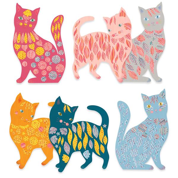 Create with paper / Elodie’s cute cats by Djeco