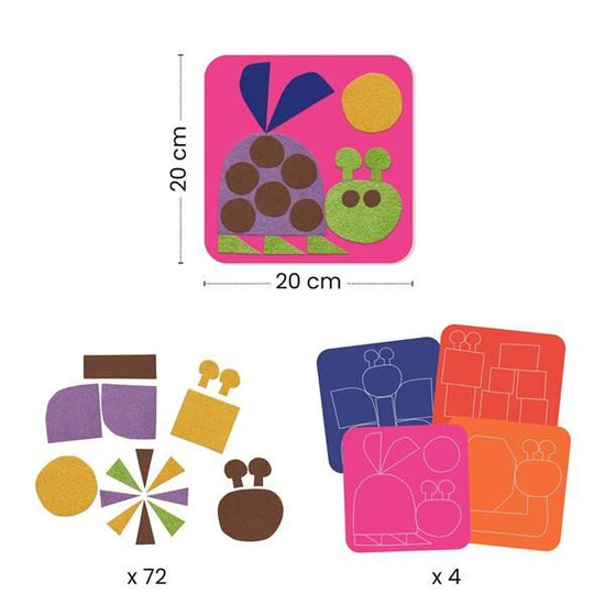 Collages / Soft creations by Djeco