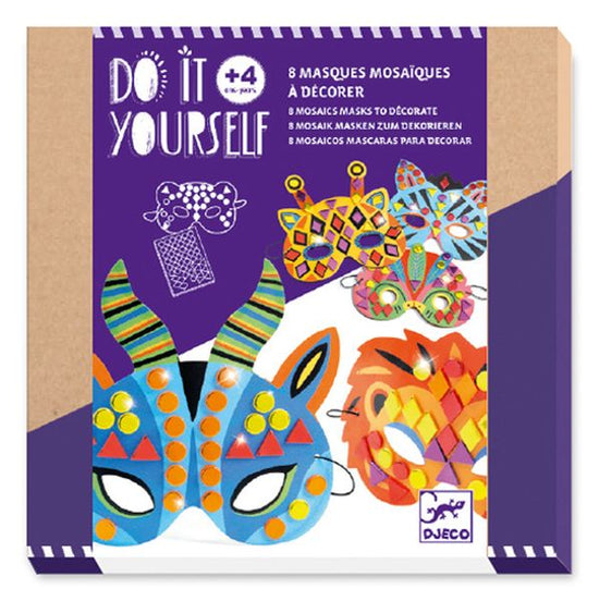 DIY  Mosaïcs Masks  Jungle animals by Djeco