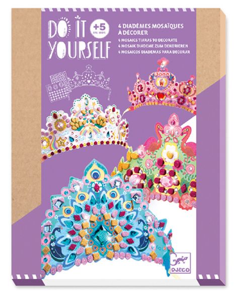 DIY / Mosaic Tiaras / Like a princess by Djeco