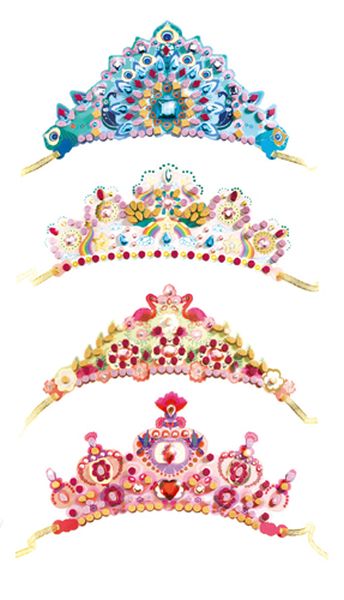 DIY / Mosaic Tiaras / Like a princess by Djeco