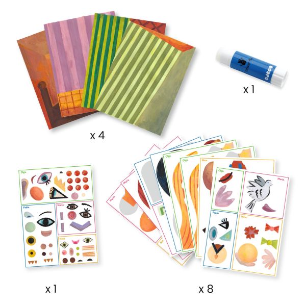 Inspired by / La tête au carré (Picasso) by Djeco