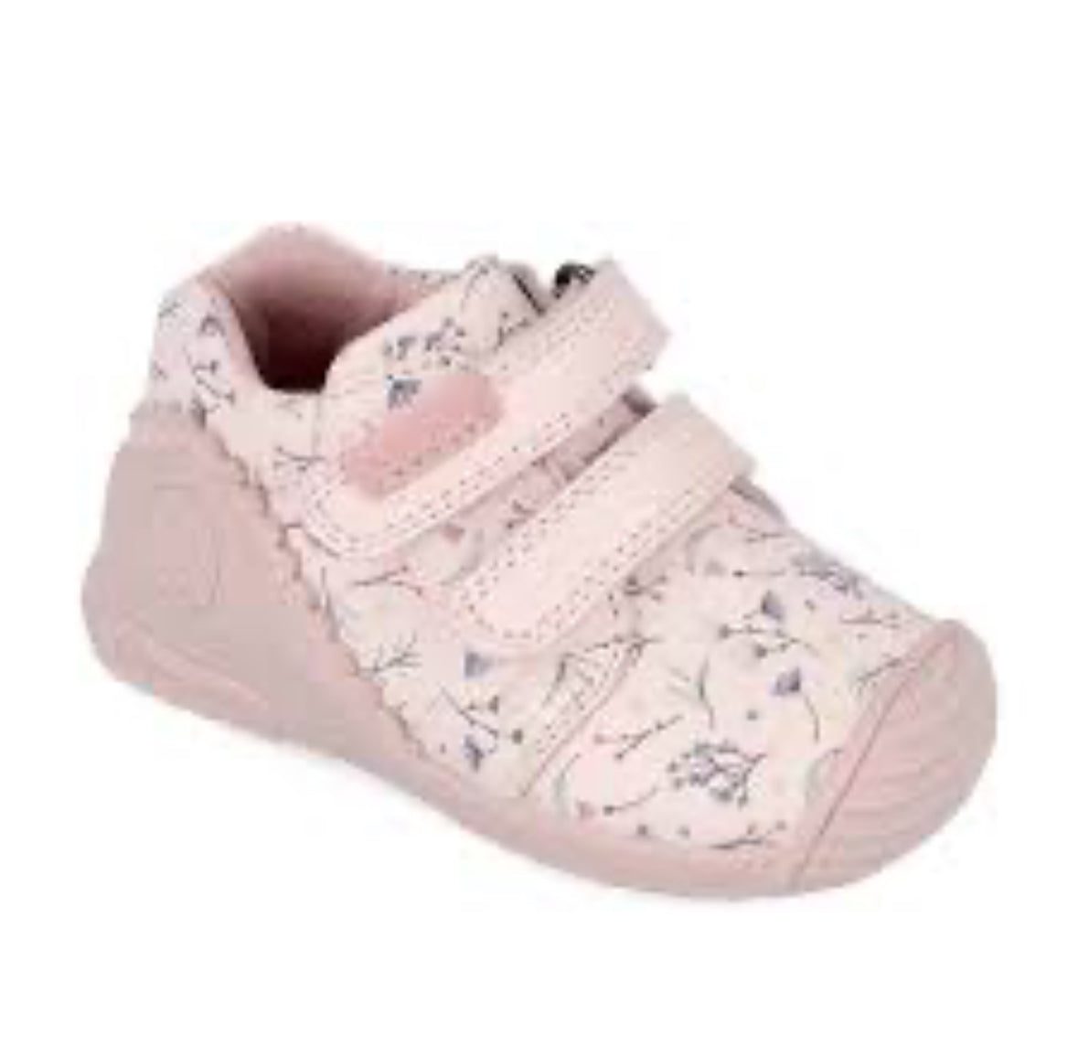 Biomecanics  Leather Baby Shoes Pink Flowers