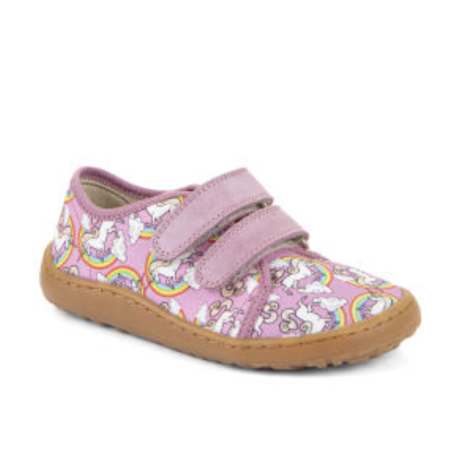 FRODDO Barefoot Canvas Shoes Pink Unicorn