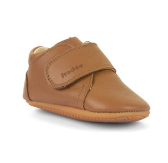 FRODDO Prewalkers Leather Shoes Cognac