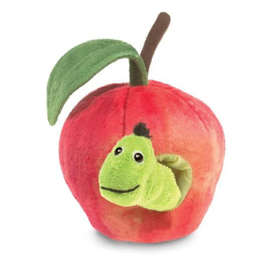 Folkmanis Puppets - Worm in Apple