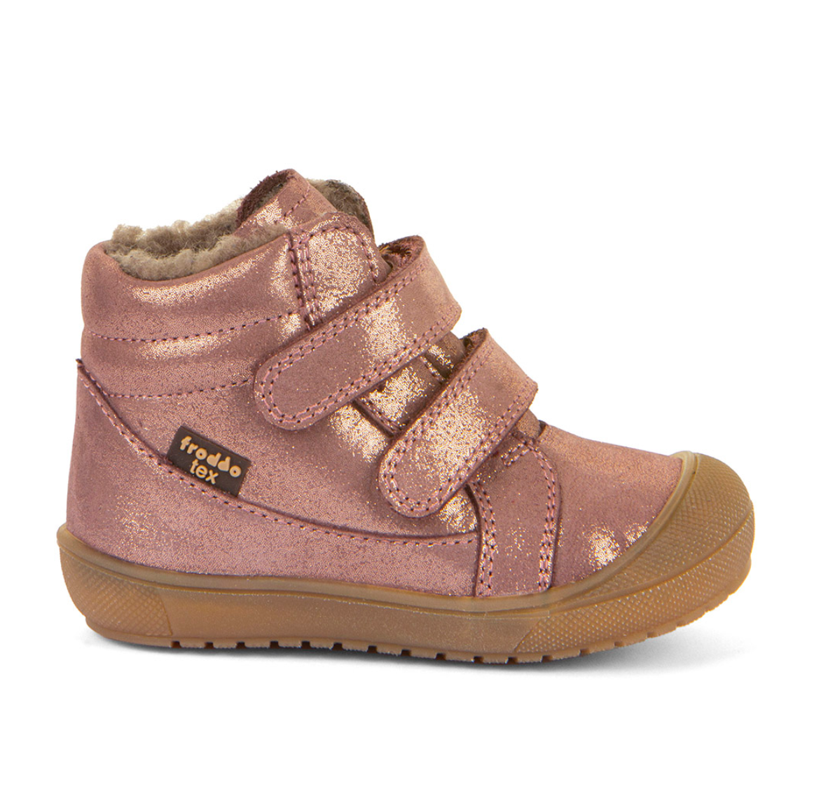 Froddo Children's waterproof  Ankle Boots - OLLIE  WOOL TEX Pink Gold
