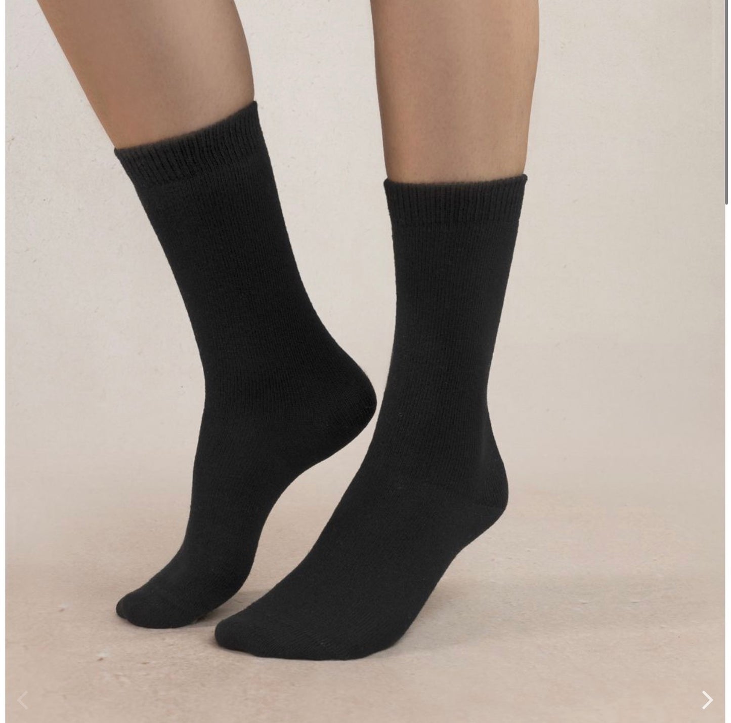 Cashmere Socks  Black 39/41 by Blueforet