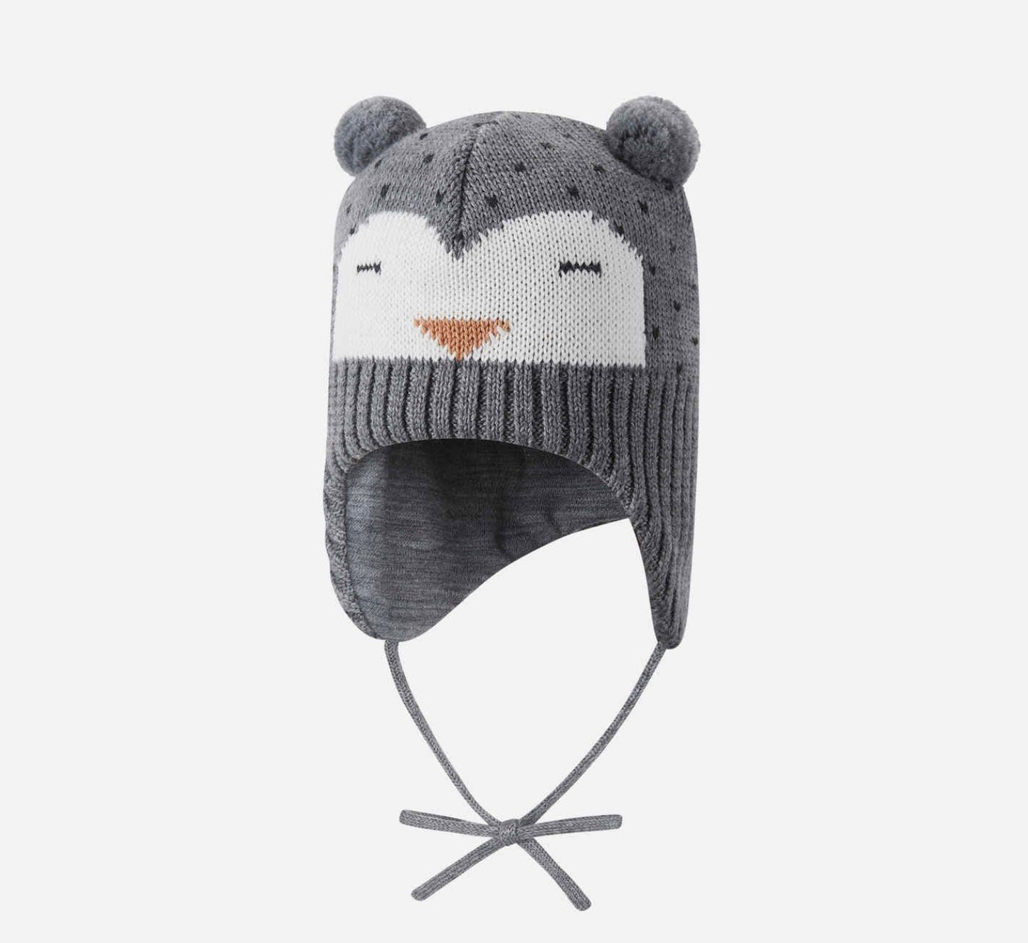 REIMA Ilmein - Toddler Merino Wool Beanie Melange Grey