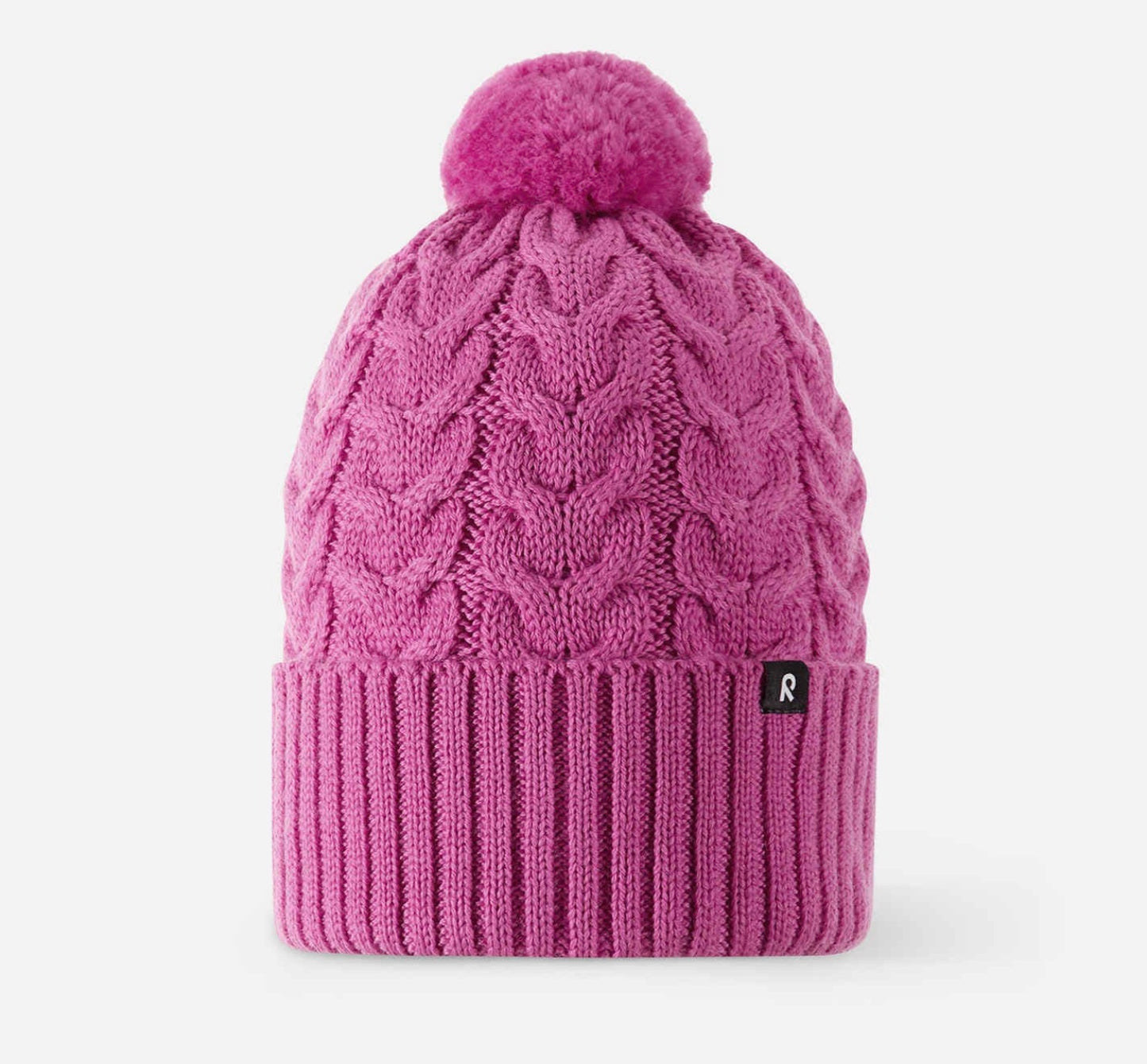 Reima Routii - Kids' Merino Wool Blend Beanie Fucshia
