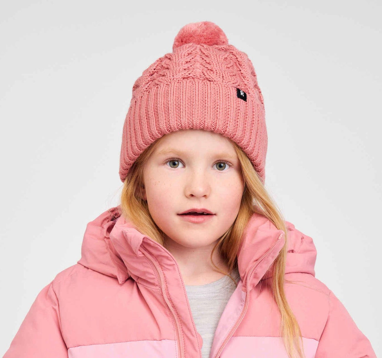 Reima Routii - Kids' Merino Wool Blend Beanie Rose Blush