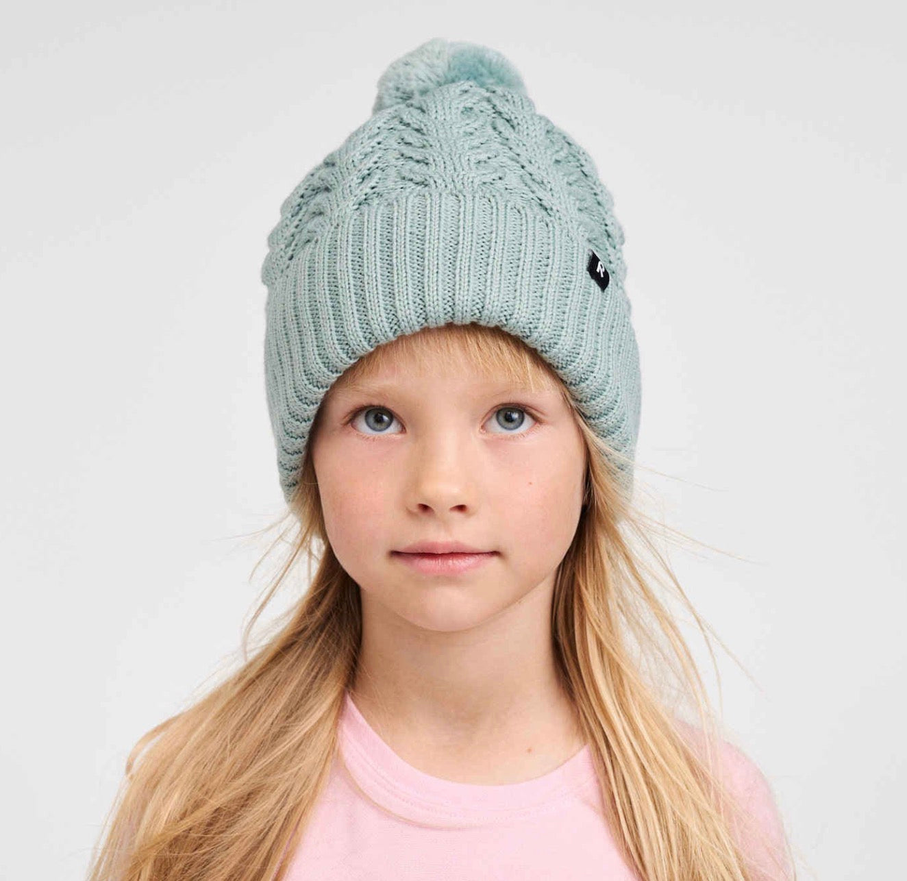 Reima Routii - Kids' Merino Wool Blend Beanie Stone Green