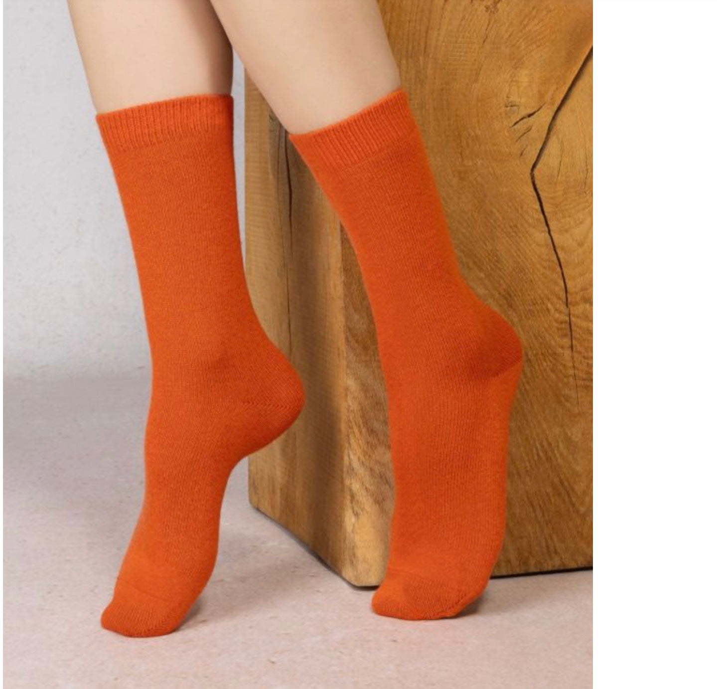 Cashmere Socks  Pumpkin  39/41 by Blueforet