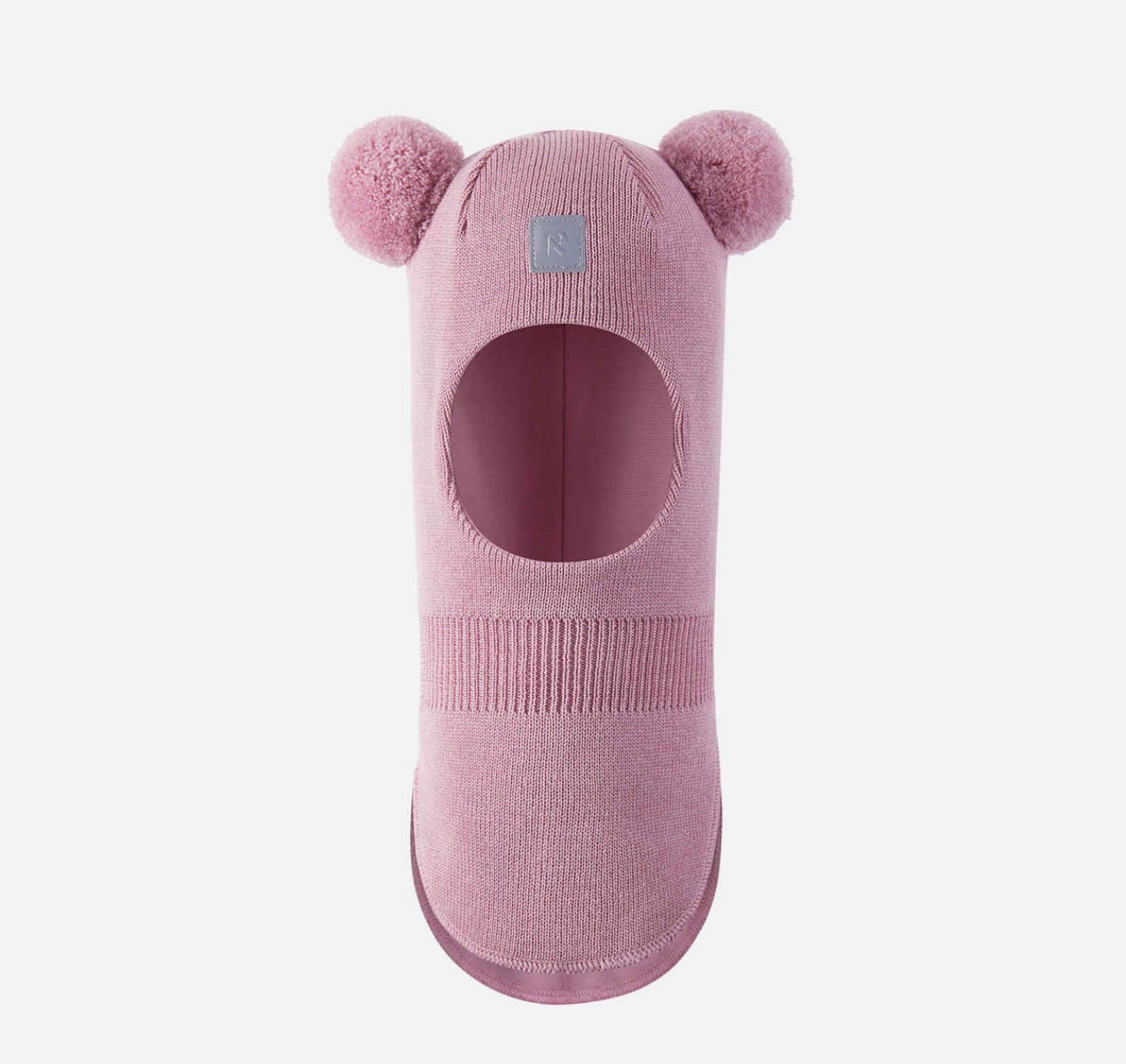 REIMA Cotton-Lined Wool Balaclava Grey Pink - Vekkuli