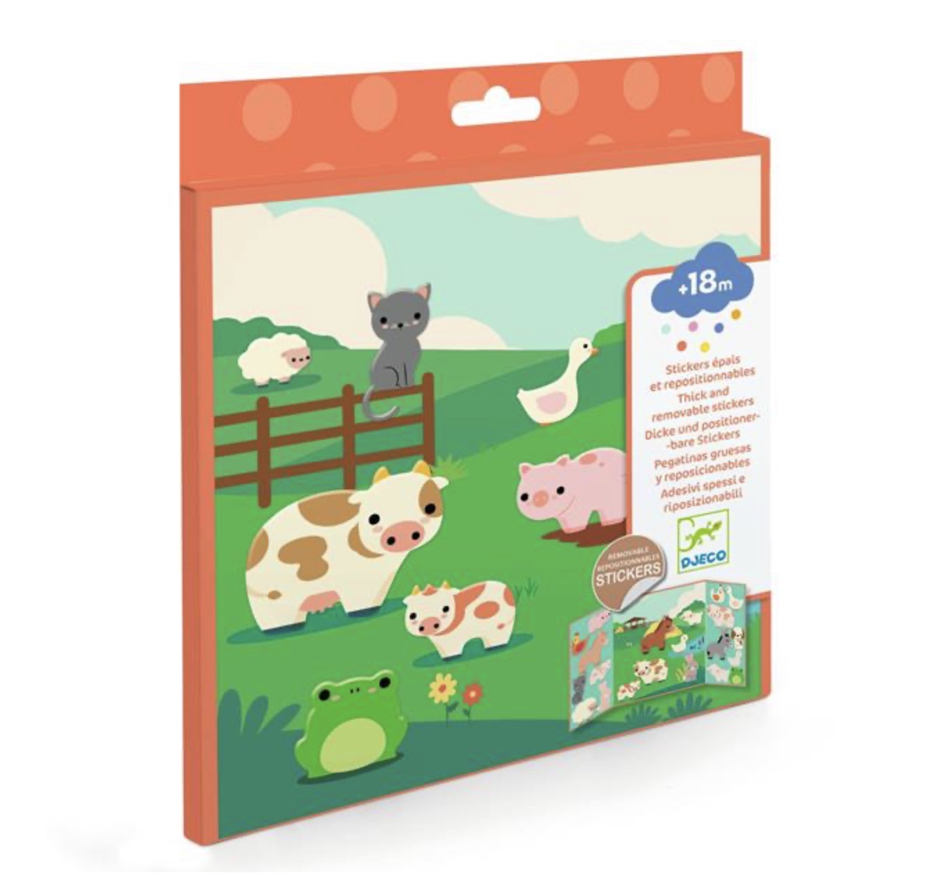 Stickers / Farm animals by Djeco
