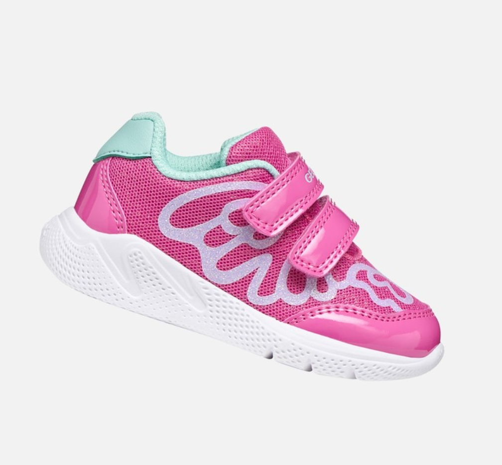 GEOX Sprintye Runners Fuchsia/Watersea
