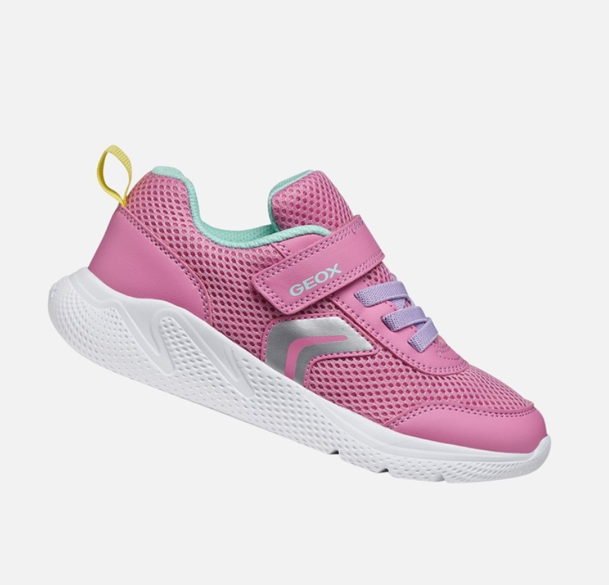 GEOX Sprintye  junior Runners Pink/Watersea
