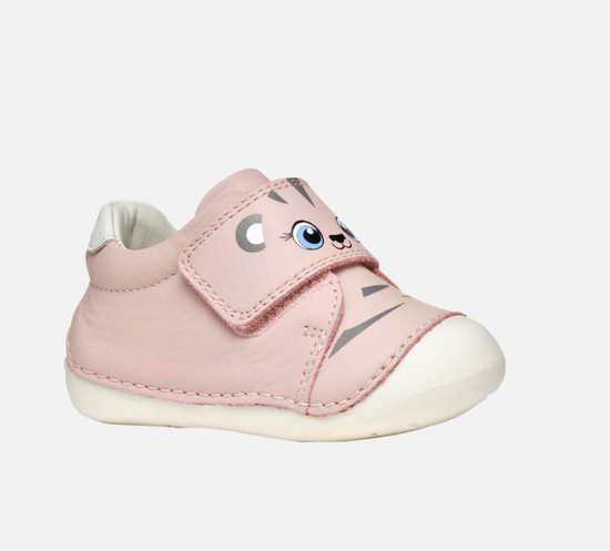 GEOX  Tutim Baby Velcro Shoes Rose/White