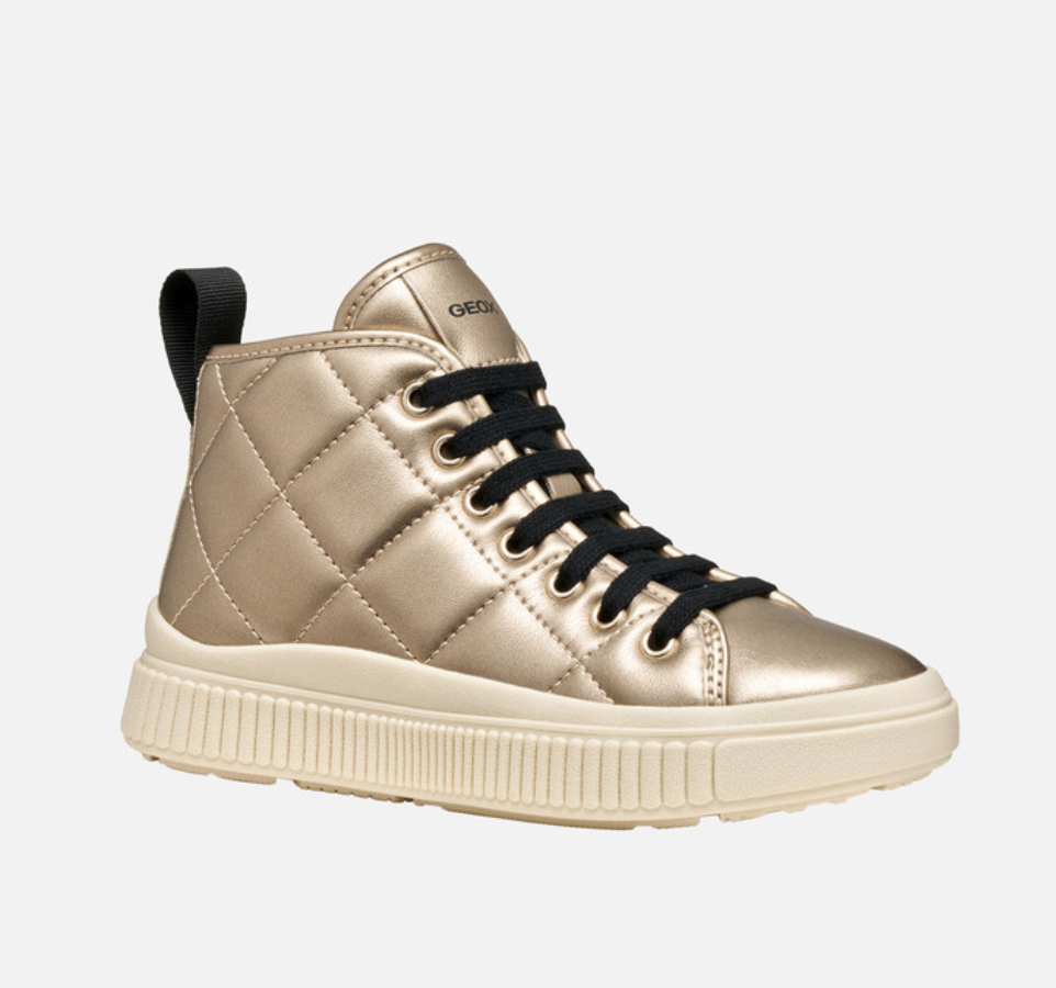 Geox  Laquinny Girl High Top Sneakers Platinum