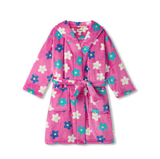 Girls Daisies Fleece Robe by Hatley