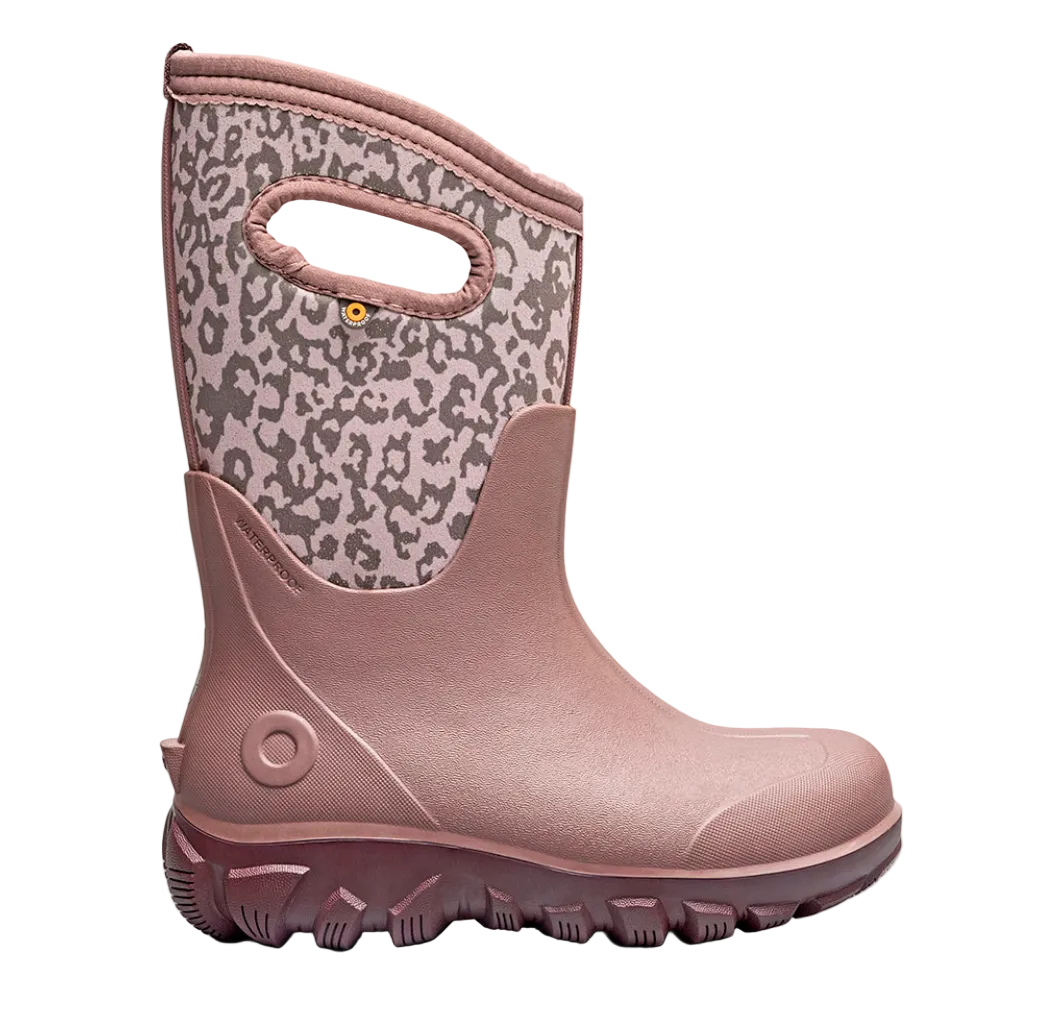 BOGS Classic Seamless Kids' Winter Boots Glitter Leopard