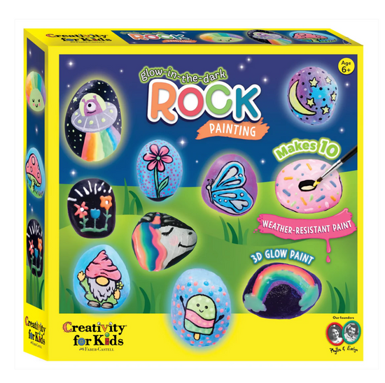 Glow in the Dark Rock Painting Kit by Faber-Castell