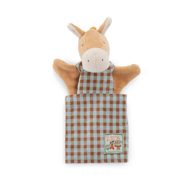 Grande Famille - Hugo Horse Hand Puppet By Moulin Roty